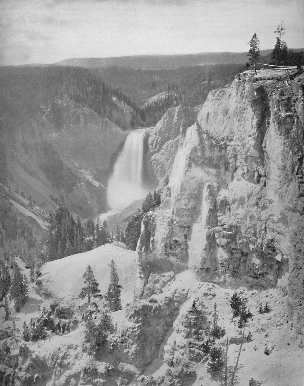 Quedas mais baixas do Yellowstone, Wyoming, c1897. de Unbekannt