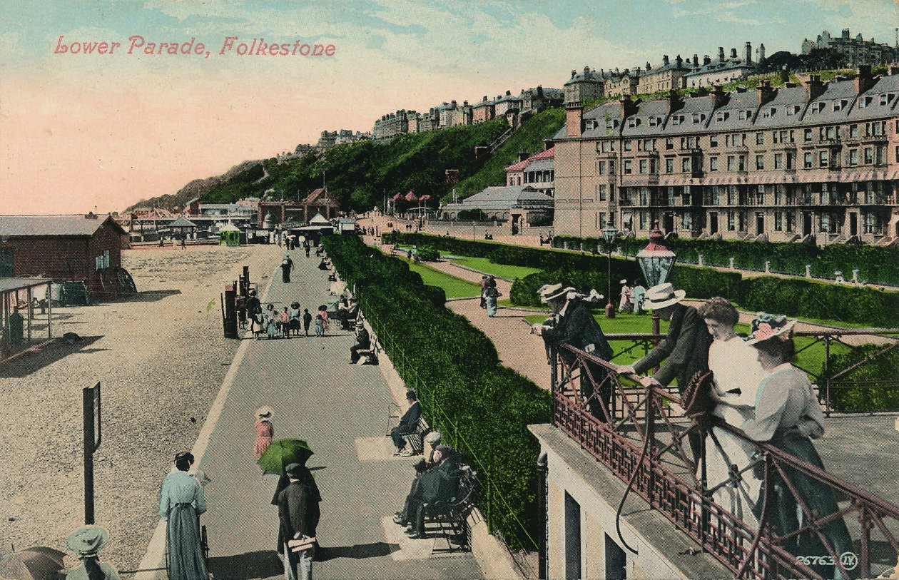 Lower Parade, Folkestone, final do século XIX e início do século XX de Unbekannt