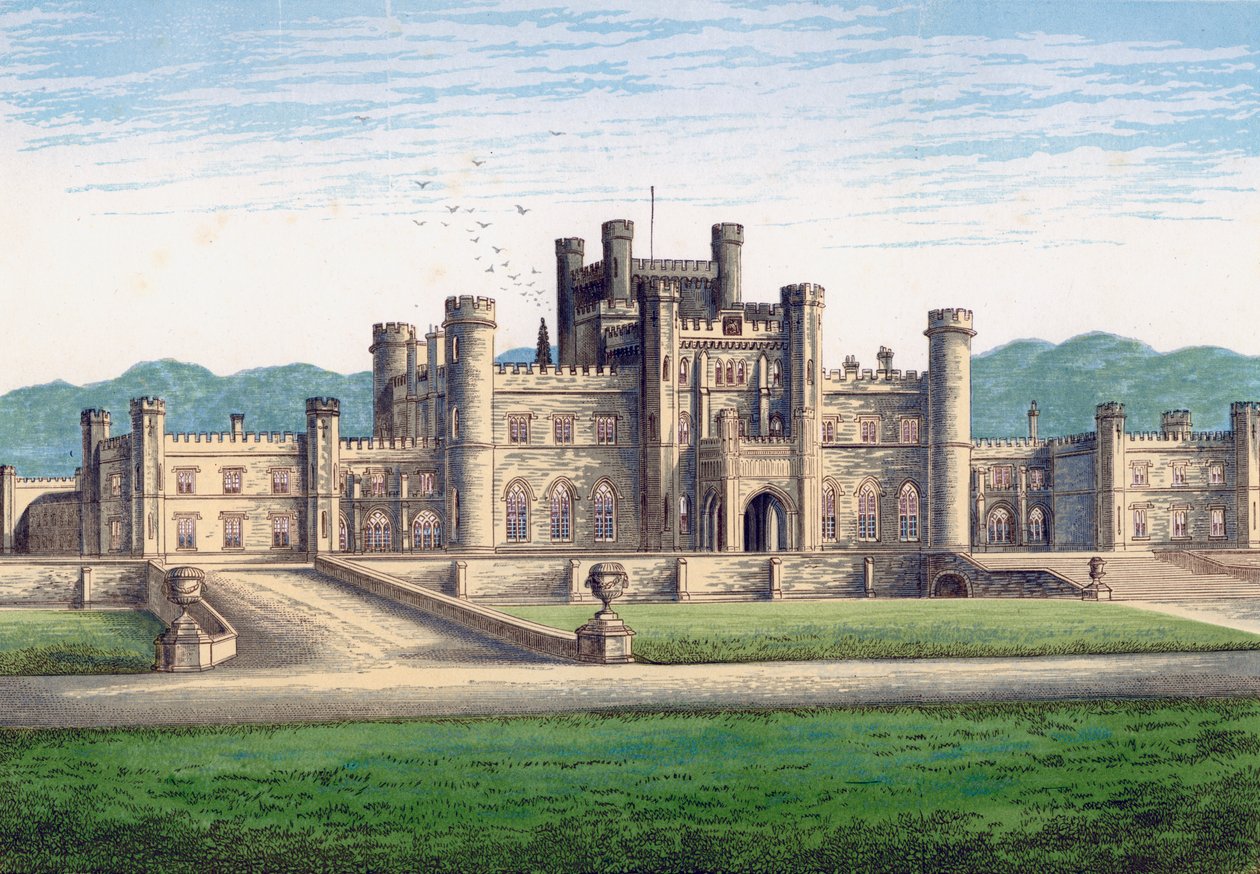 Castelo de Lowther, Cumbria, final do século XIX de Unbekannt