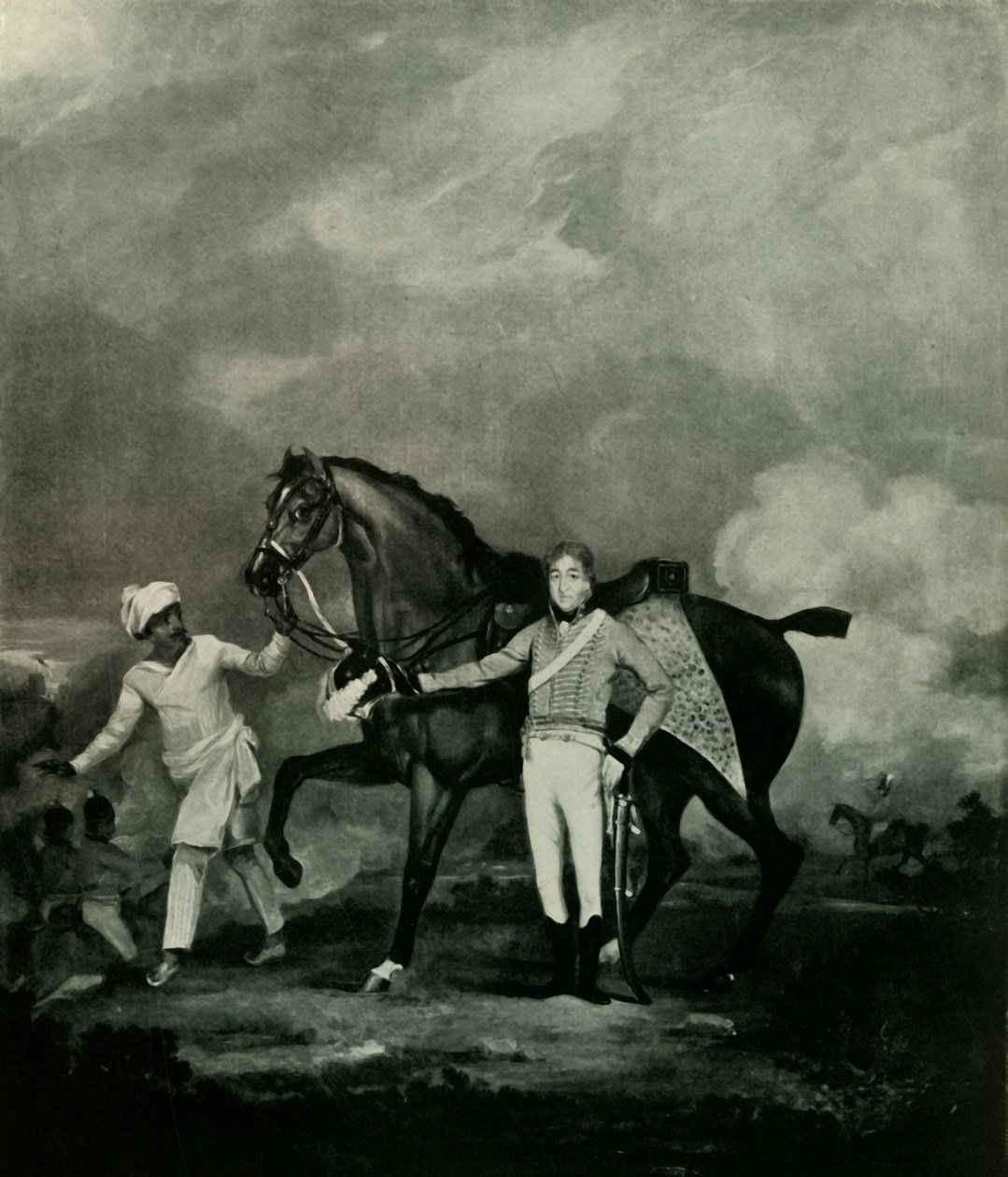 Tenente-Coronel. FA Daniell no uniforme da guarda do corpo, 1802-1806, 1925. de Unbekannt
