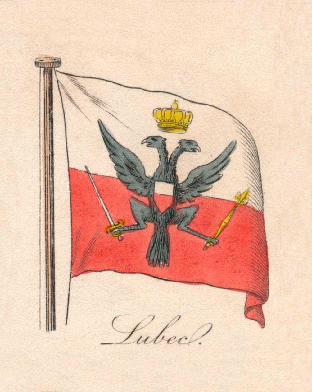 Lubec, 1838 de Unbekannt