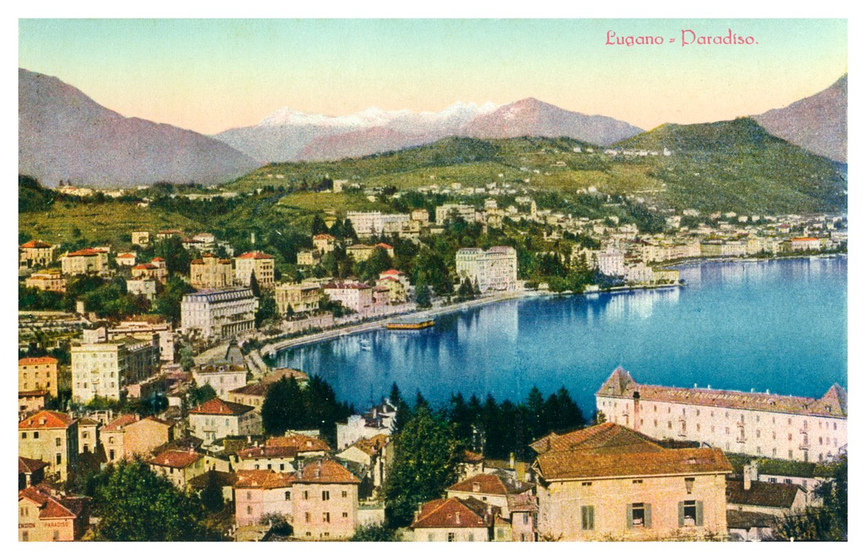 Lugano, Suíça, século XX de Unbekannt
