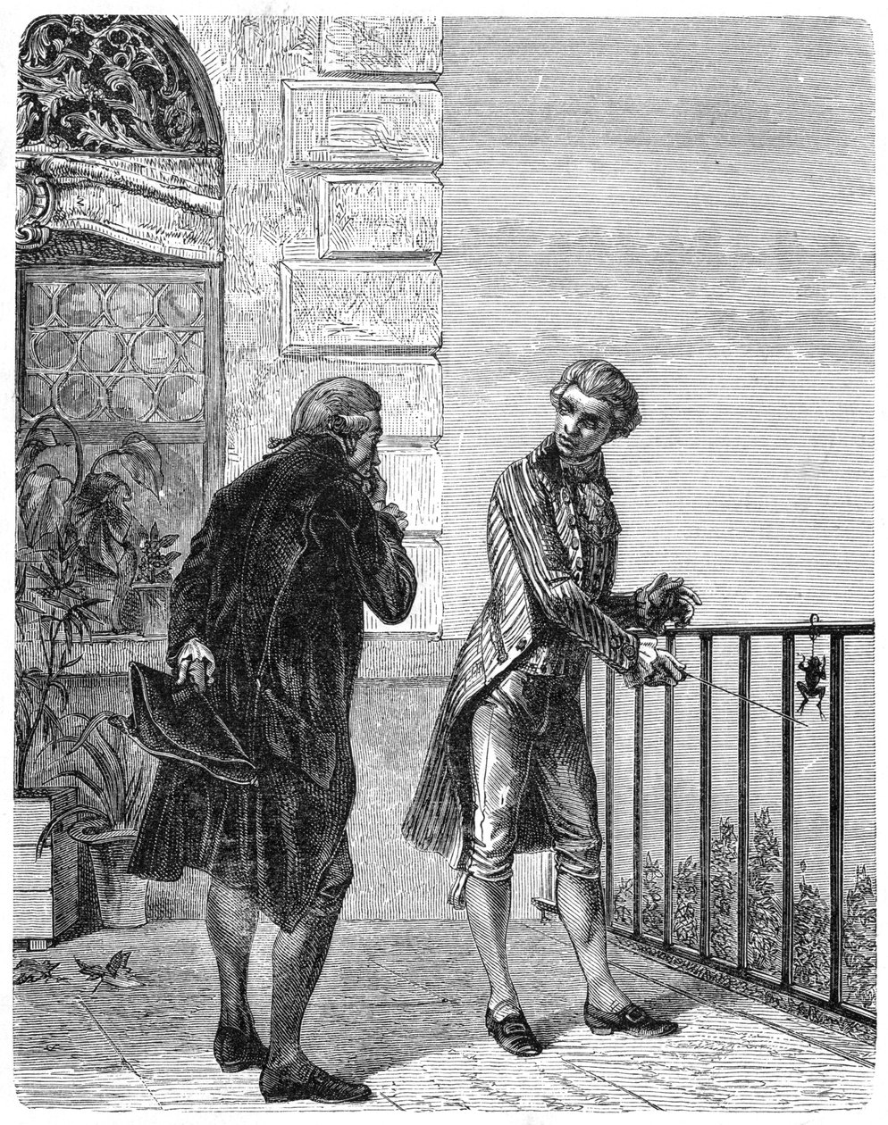 Luigi Galvani, fisiologista italiano do século XVIII, 1880 de Unbekannt