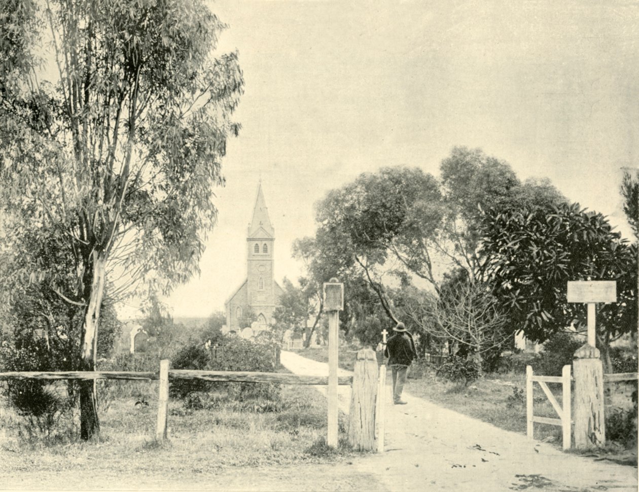 Igreja Luterana, Tanunda, 1901. de Unbekannt