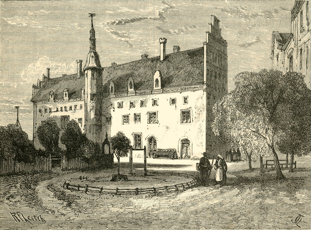 Casa de Lutero, Wittenberg, 1890. de Unbekannt