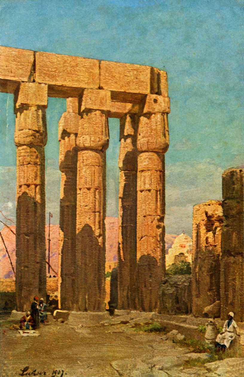 Luxor: o templo de Amenophis III, c1918-c1939. de Unbekannt