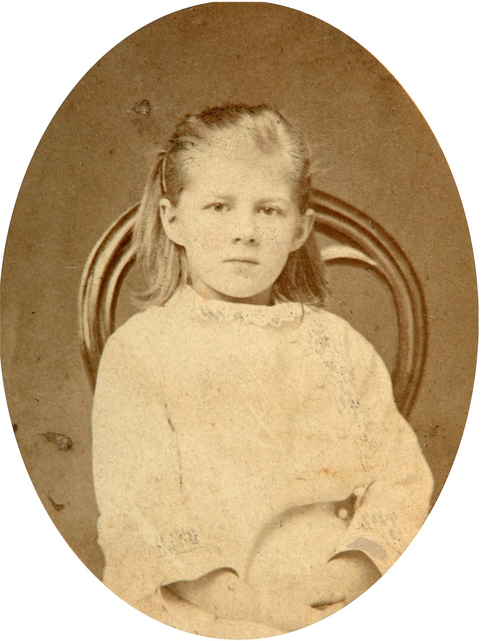 Lyubov Dostoyevskaya, filha do autor Fyodor Dostoevsky, década de 1870 de Unbekannt