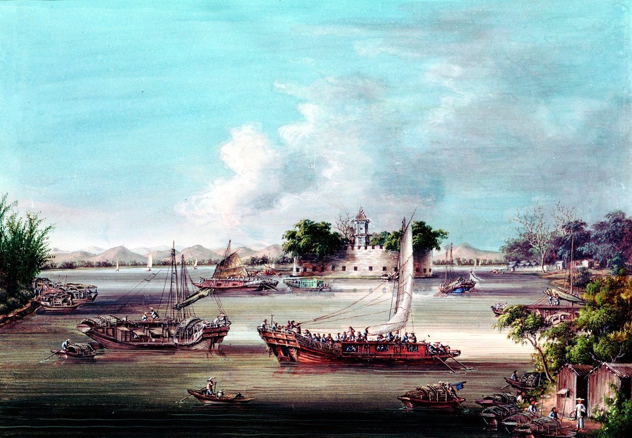 Forte de Macau, Rio Cantão, China de Unbekannt