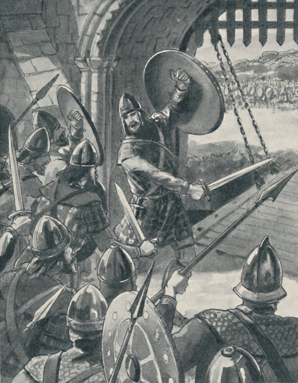 Macbeth era um guerreiro obstinado, c1934 de Unbekannt