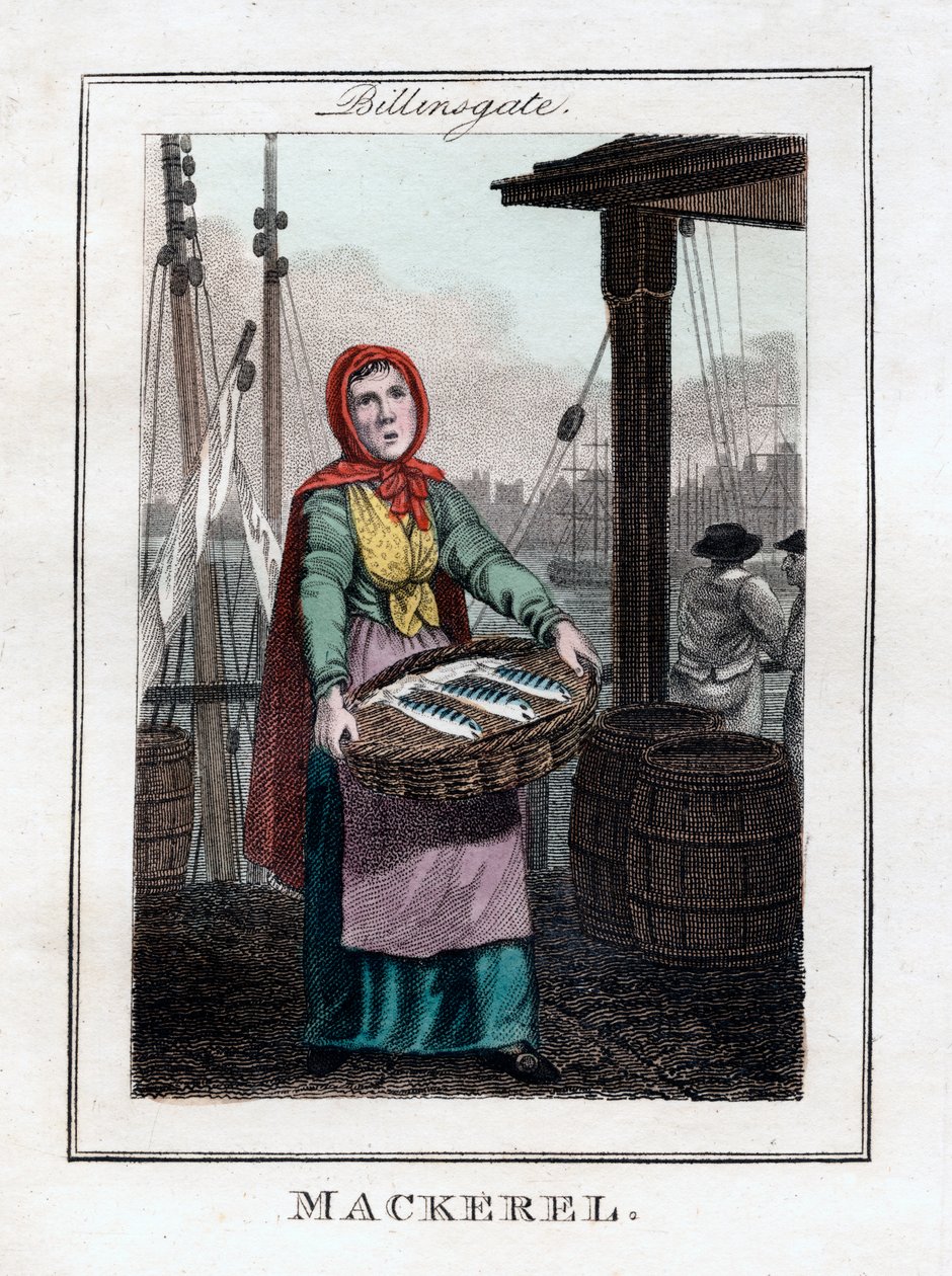Cavala, Billingsgate, Londres, 1805 de Unbekannt