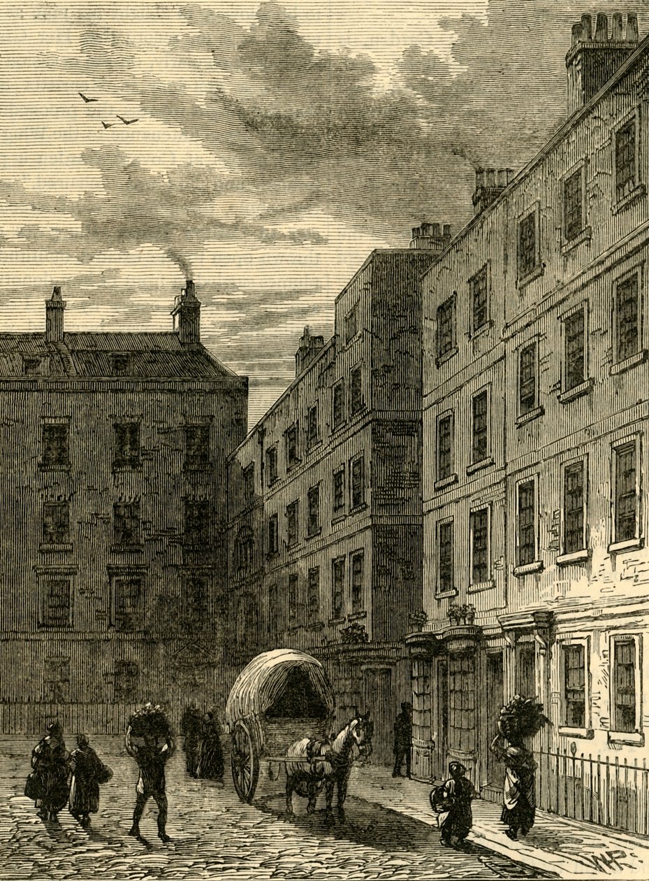 Casa de Macklins, linha de Tavistock, 1881. de Unbekannt