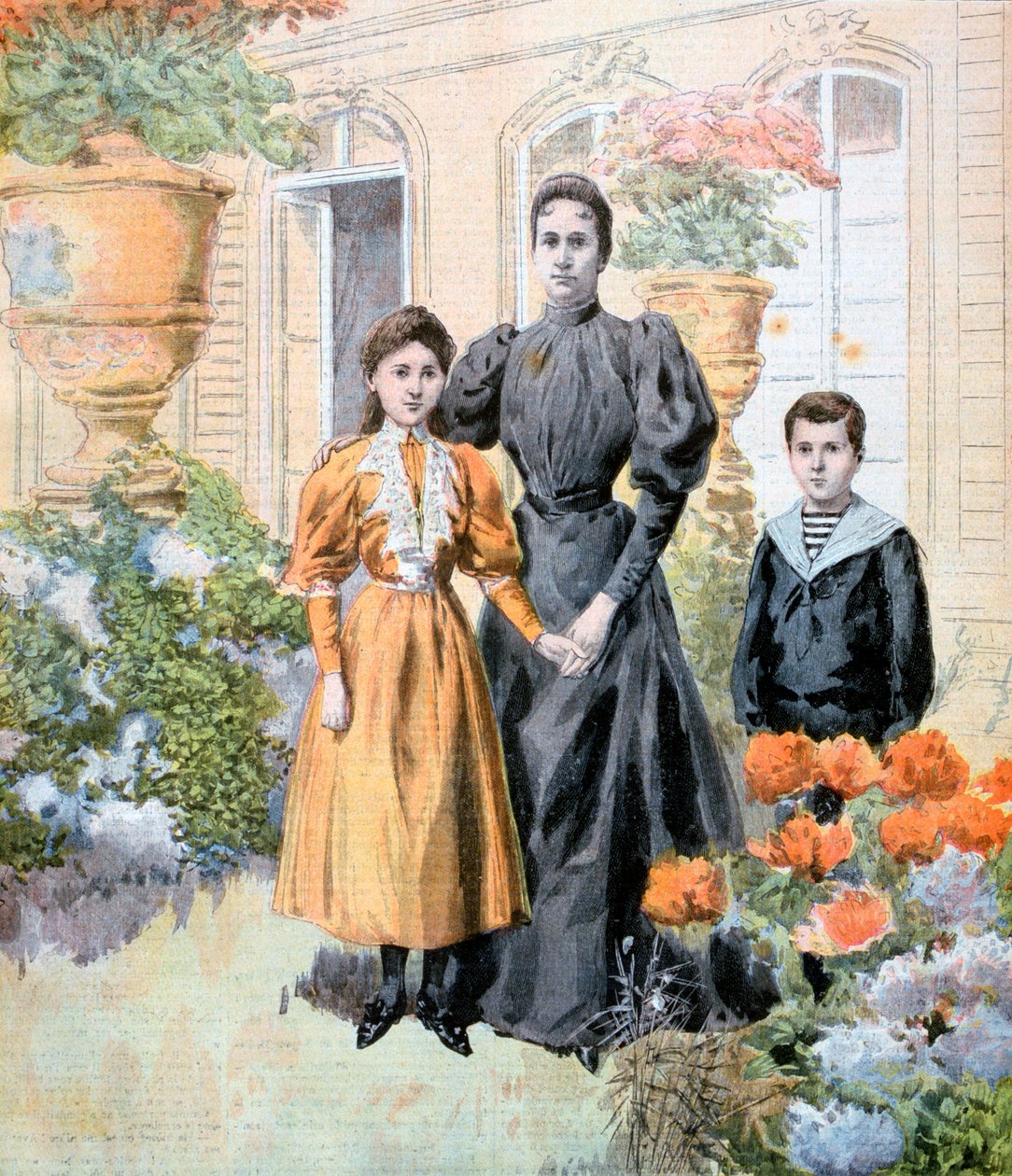 Madame Casimir-Perier e seus filhos, 1894 de Unbekannt