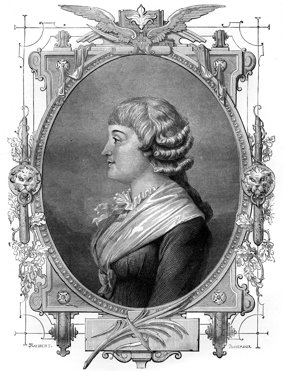 Madame Roland, revolucionária francesa, século XVIII 1882-1884 de Unbekannt
