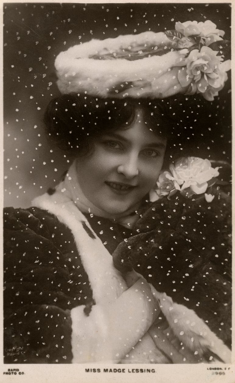 Madge Lessing, atriz alemã, c1906 de Unbekannt