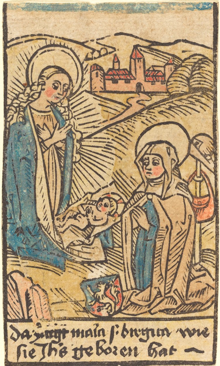 Madonna e Santa Brígida, c. 14801500. de Unbekannt