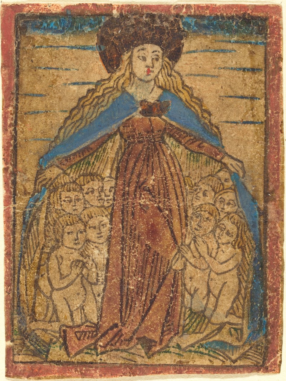 Madonna como Protetora, c. 14701480. de Unbekannt
