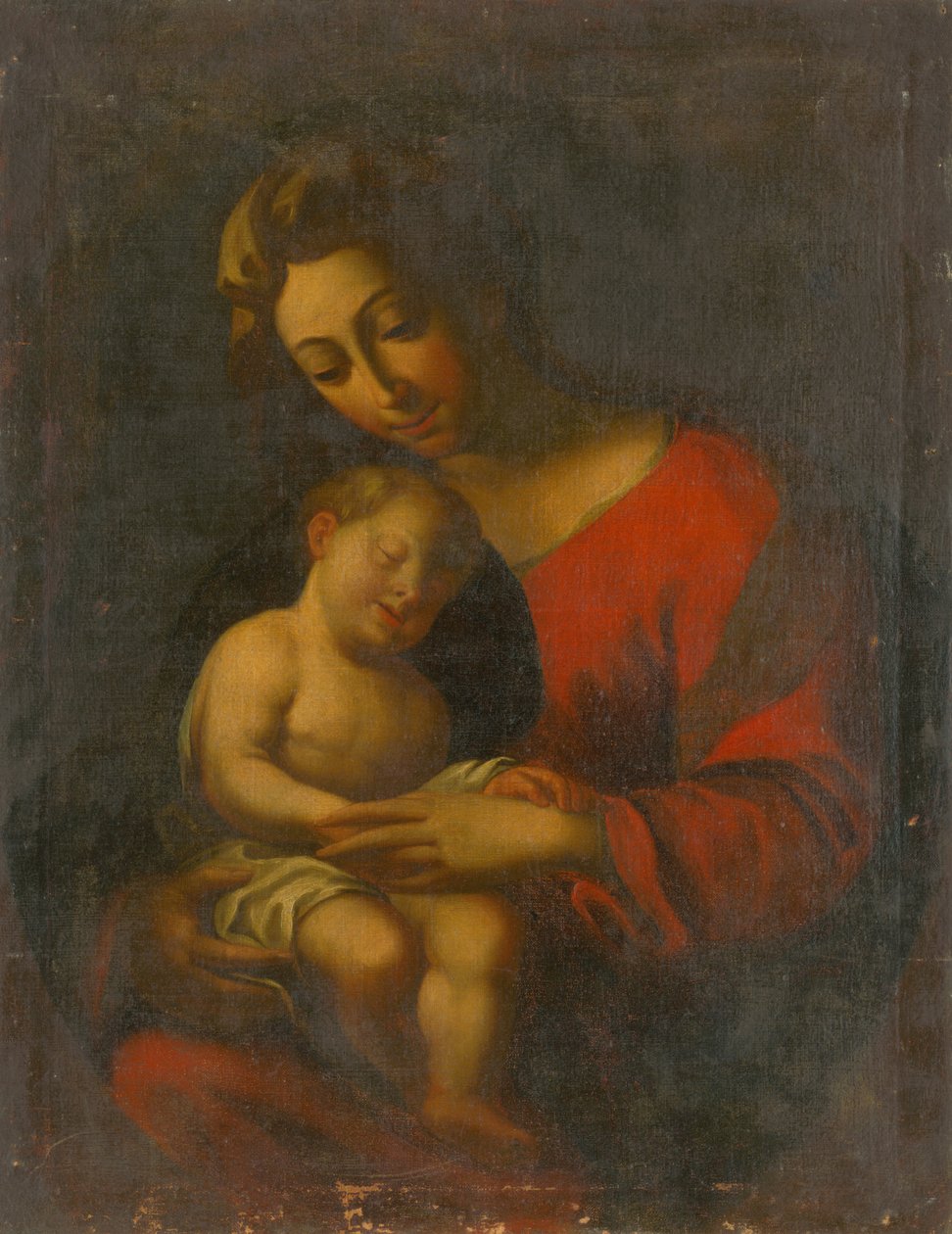 Madonna com Jesus adormecido de Unbekannt