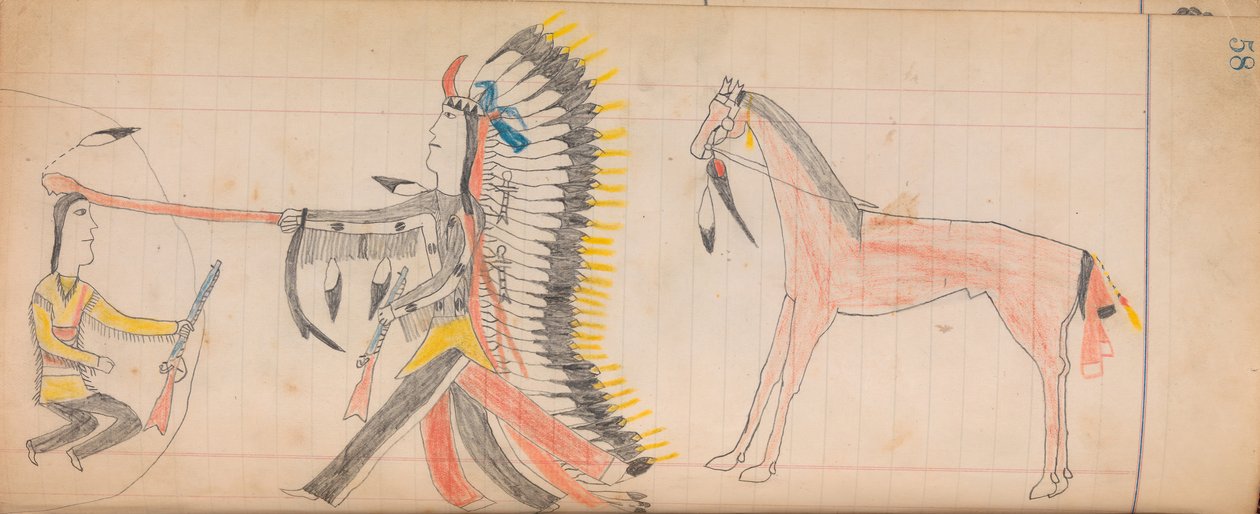 Maffet Ledger: Desenho, ca. 1874-81. de Unbekannt