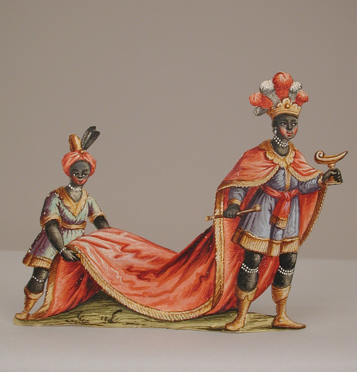 Mago com Atendente Mourisco, séc. XVIII. de Unbekannt