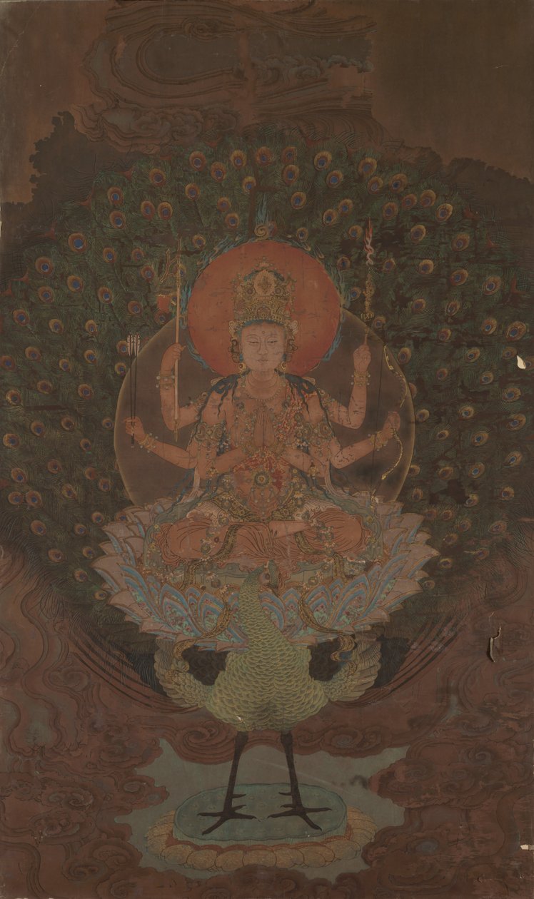 Mahamayuri Kujaku Myoo, 1868-1912. de Unbekannt