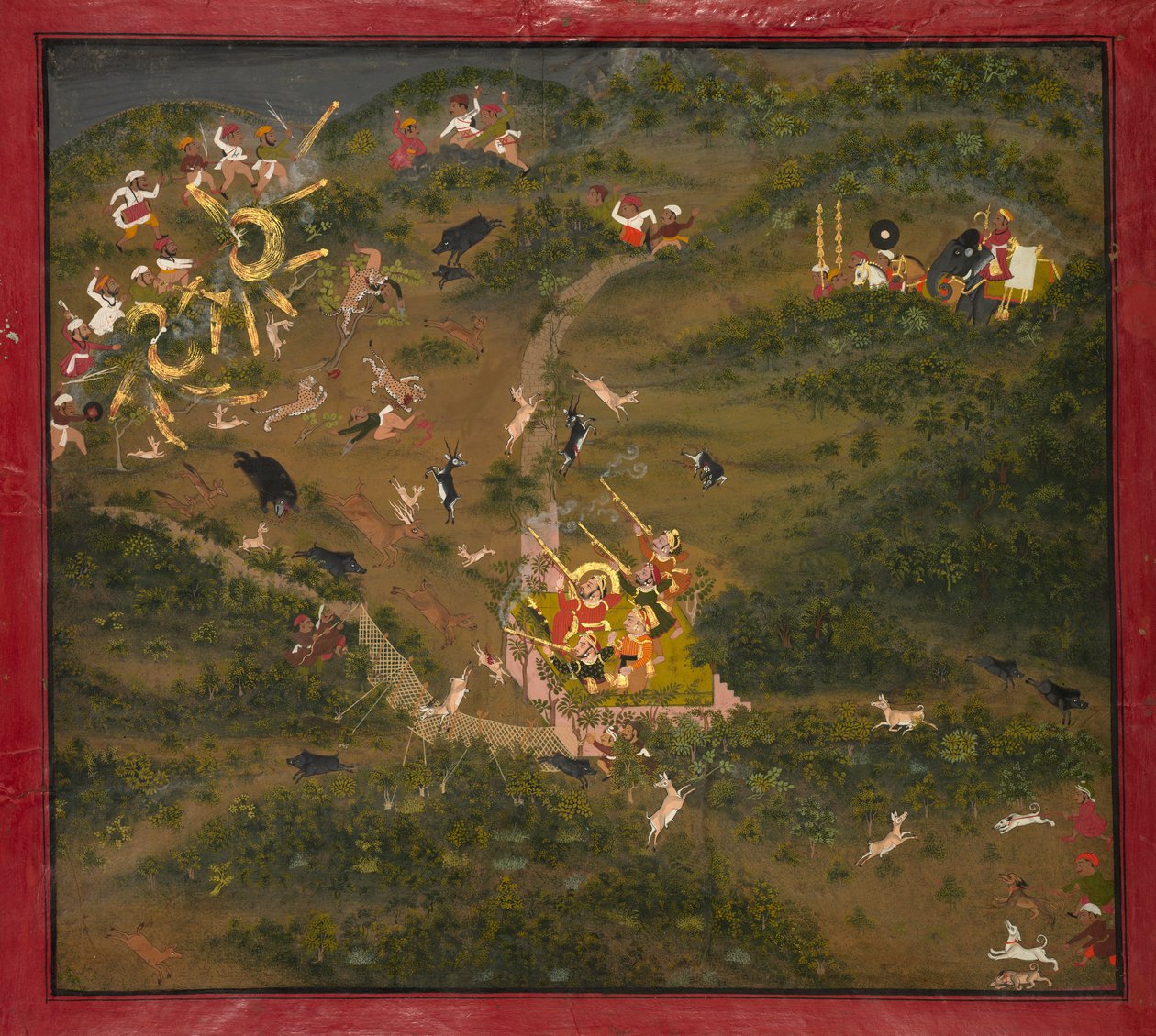 Maharaja Jagat Singh Hunting, 1734–1751. de Unbekannt