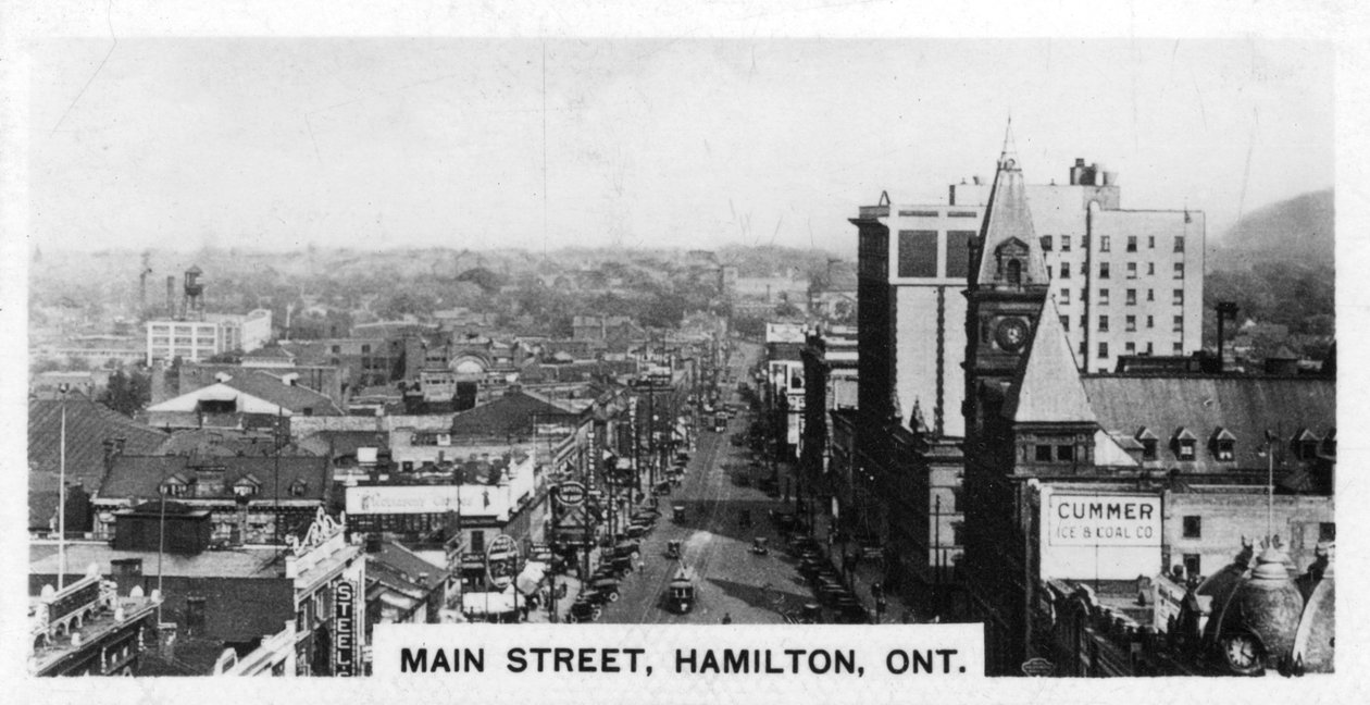 Main Street, Hamilton, Ontário, Canadá, c1920s de Unbekannt