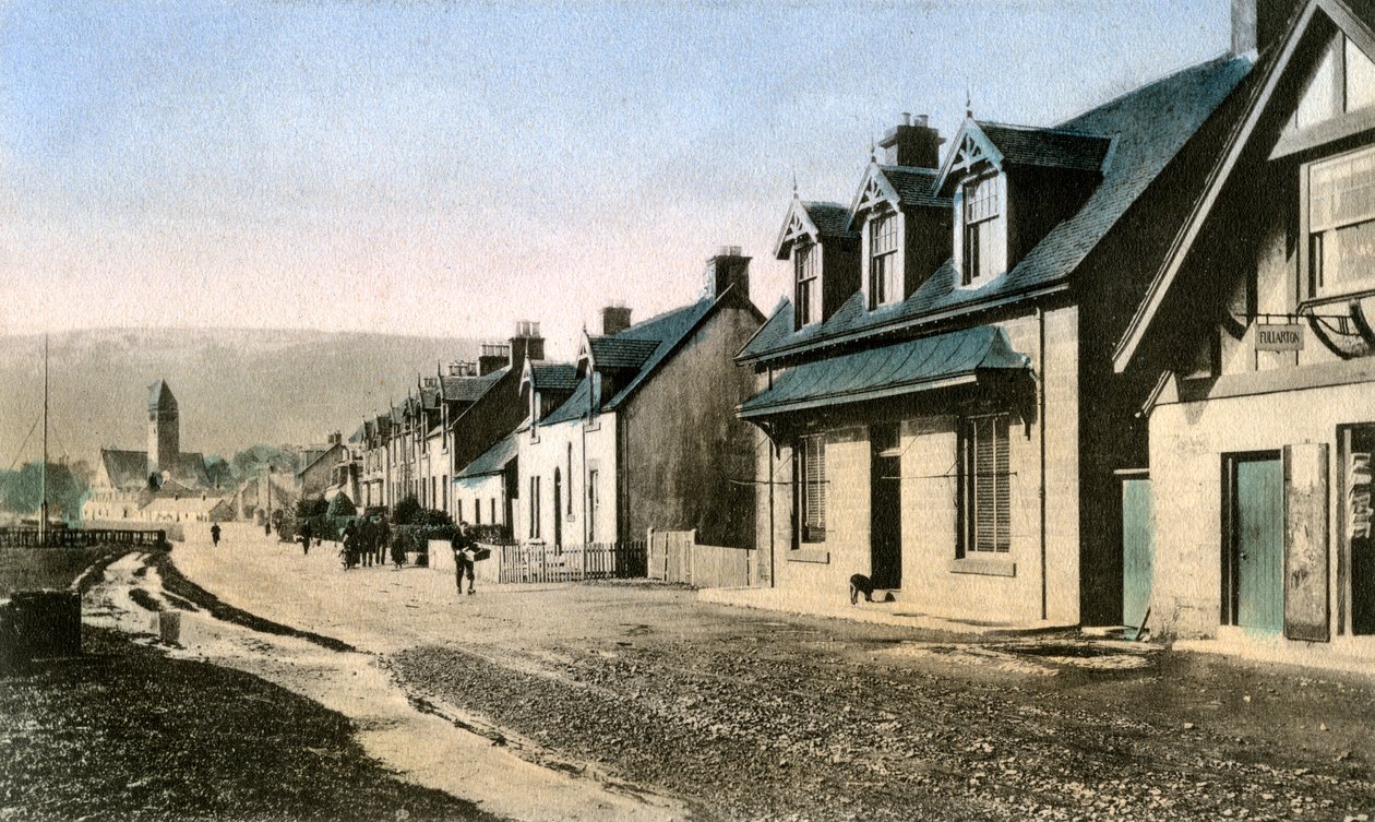 Main Street, Lamlash, Ilha de Arran, Escócia, século XX de Unbekannt