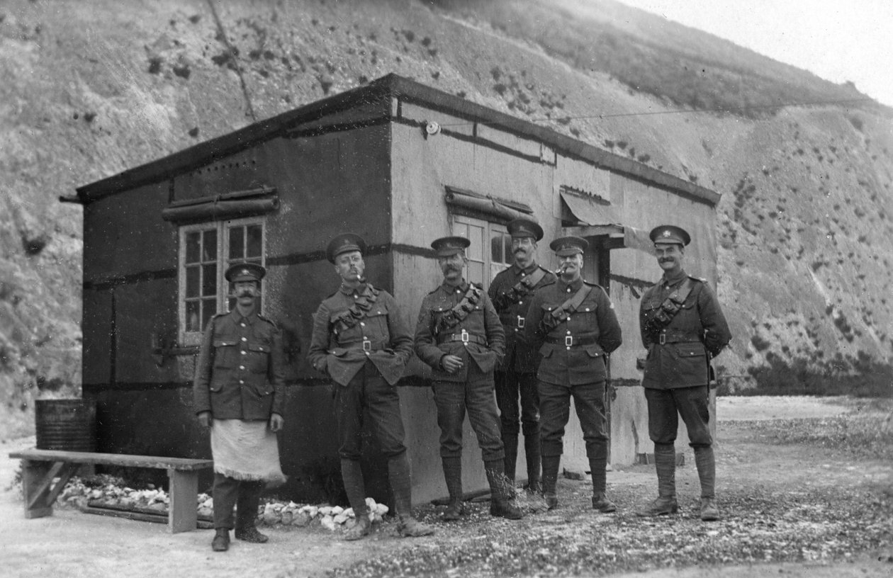 Guarda principal, Royal naval depot, Fleet House e Archcliffe Fort, Dover, c1916 de Unbekannt