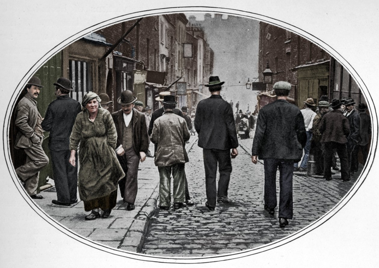 Rua principal da comunidade italiana, Clerkenwell, Londres, c1900 1901 de Unbekannt