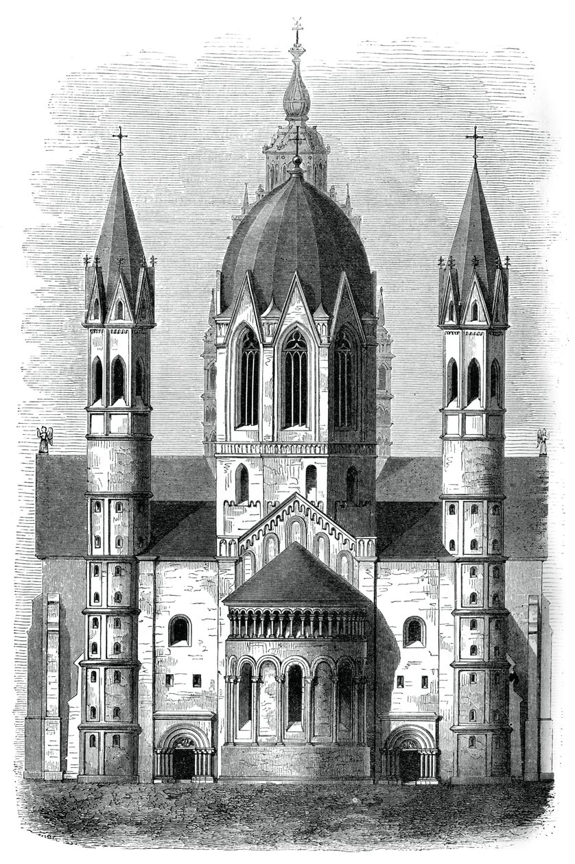 Catedral de Mainz, Reno, Alemanha, séculos 12 e 13, 1870 de Unbekannt