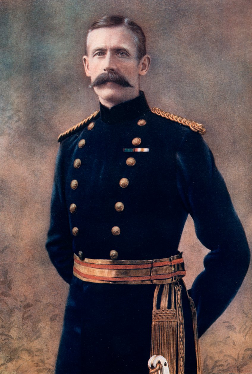 Major-general George Pretyman, comandante militar, Bloemfontein, África do Sul, 1902 de Unbekannt