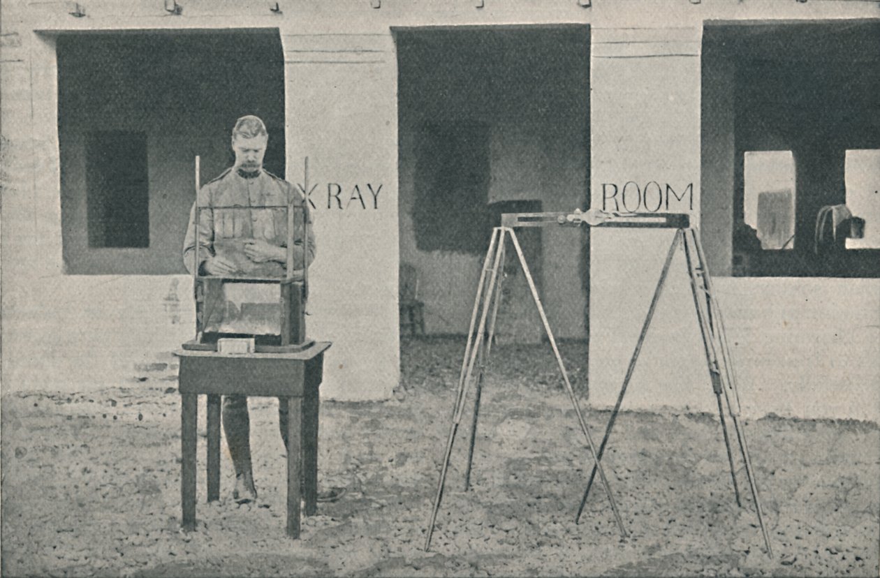 Battersby principal usando o aparelho de localização, c1890, 1910 de Unbekannt