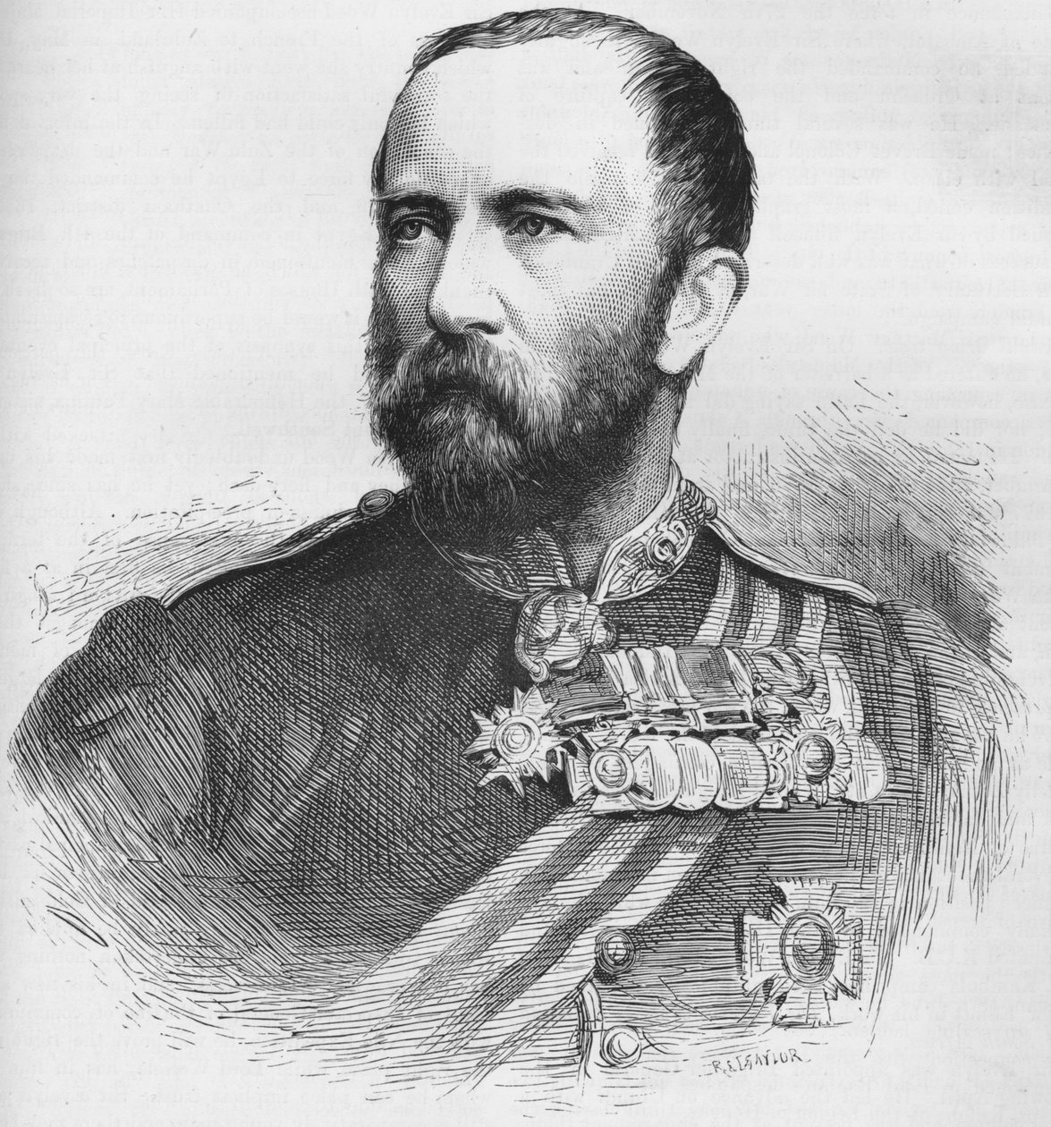 General-general Sir Henry Evelyn Wood, VC, KCB, soldado britânico, 1884 de Unbekannt
