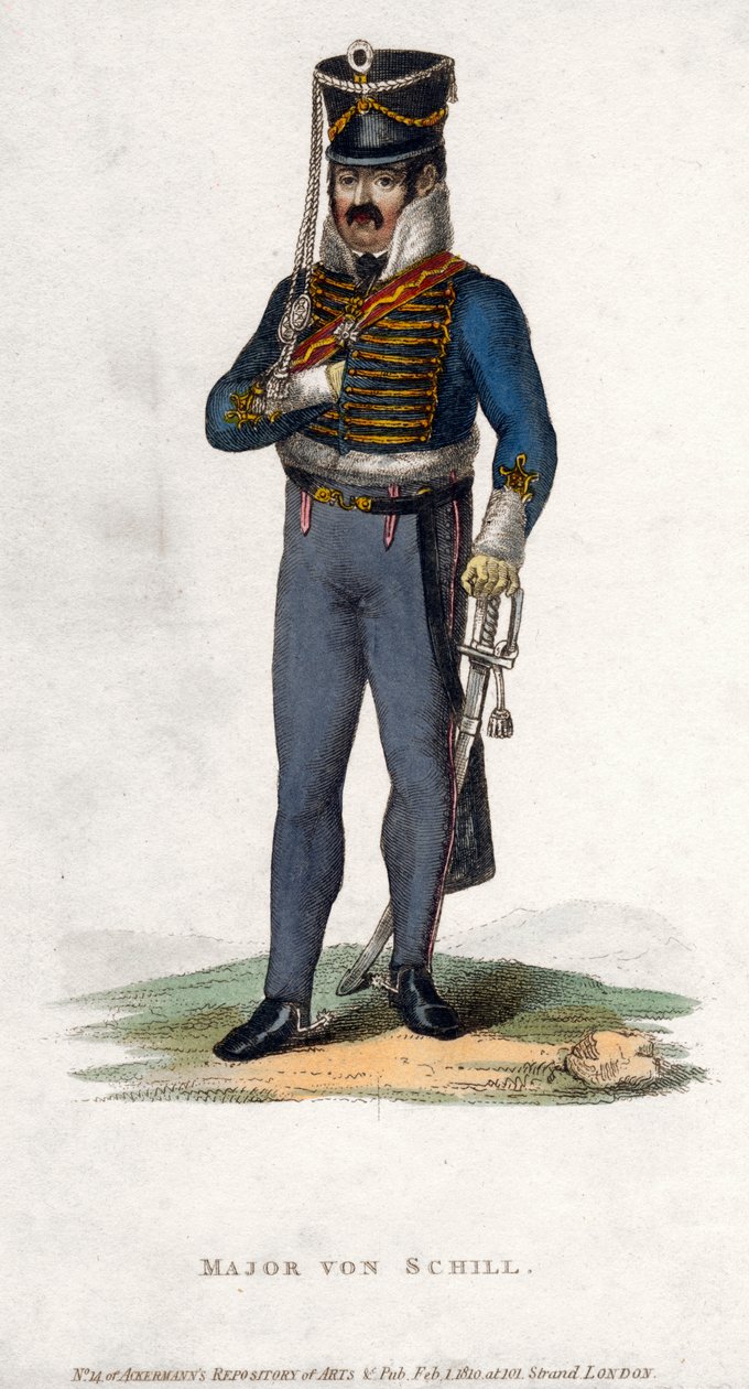Major von Schill, 1810 de Unbekannt