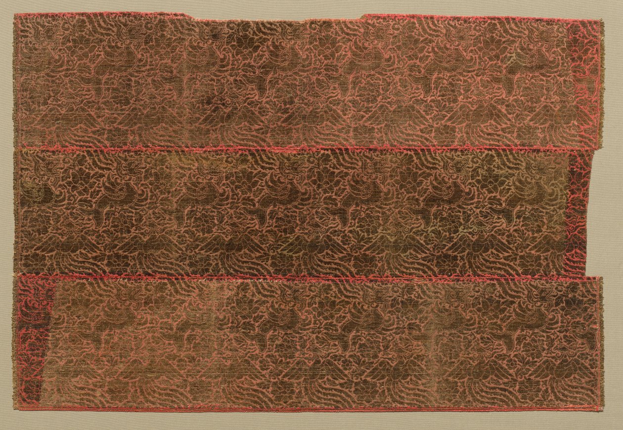 Makaras, fenícios e flores, 1200s. de Unbekannt