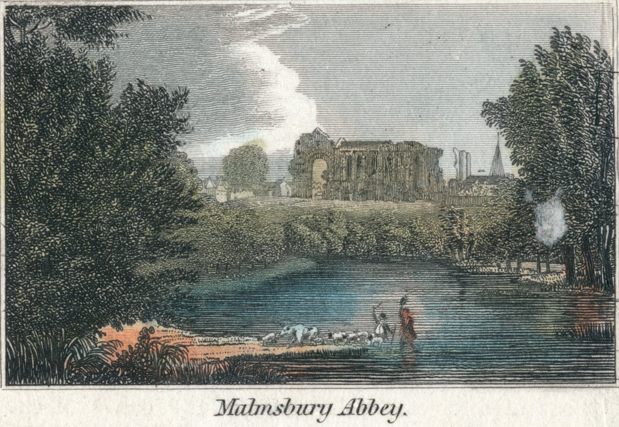 Abadia de Malmsbury, século XIX de Unbekannt