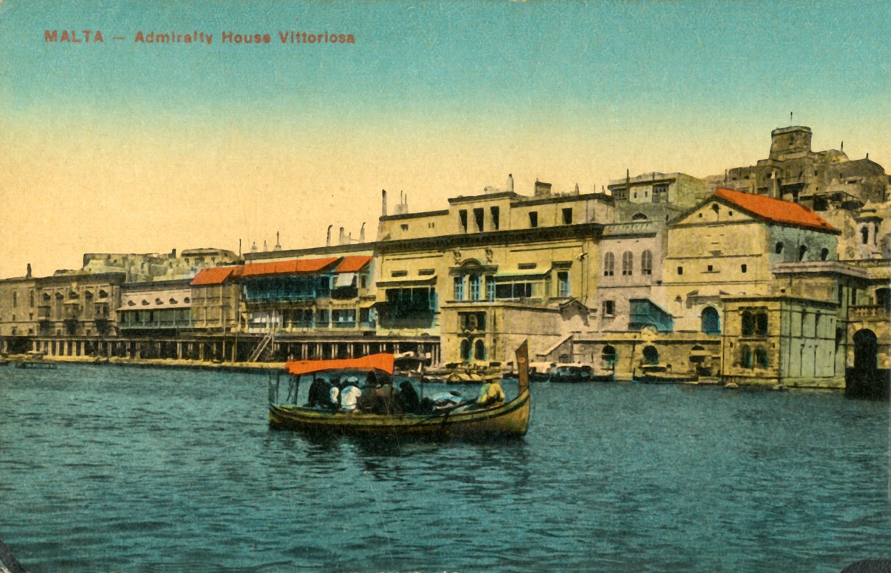 Malta - Admirality House Vittoriosa, c1918-c1939. de Unbekannt
