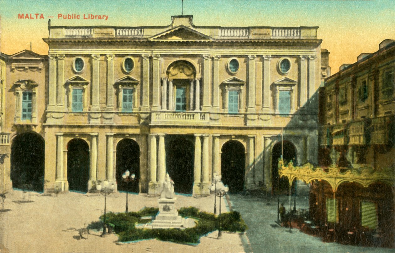 Malta - Biblioteca Pública, c1918-c1939. de Unbekannt