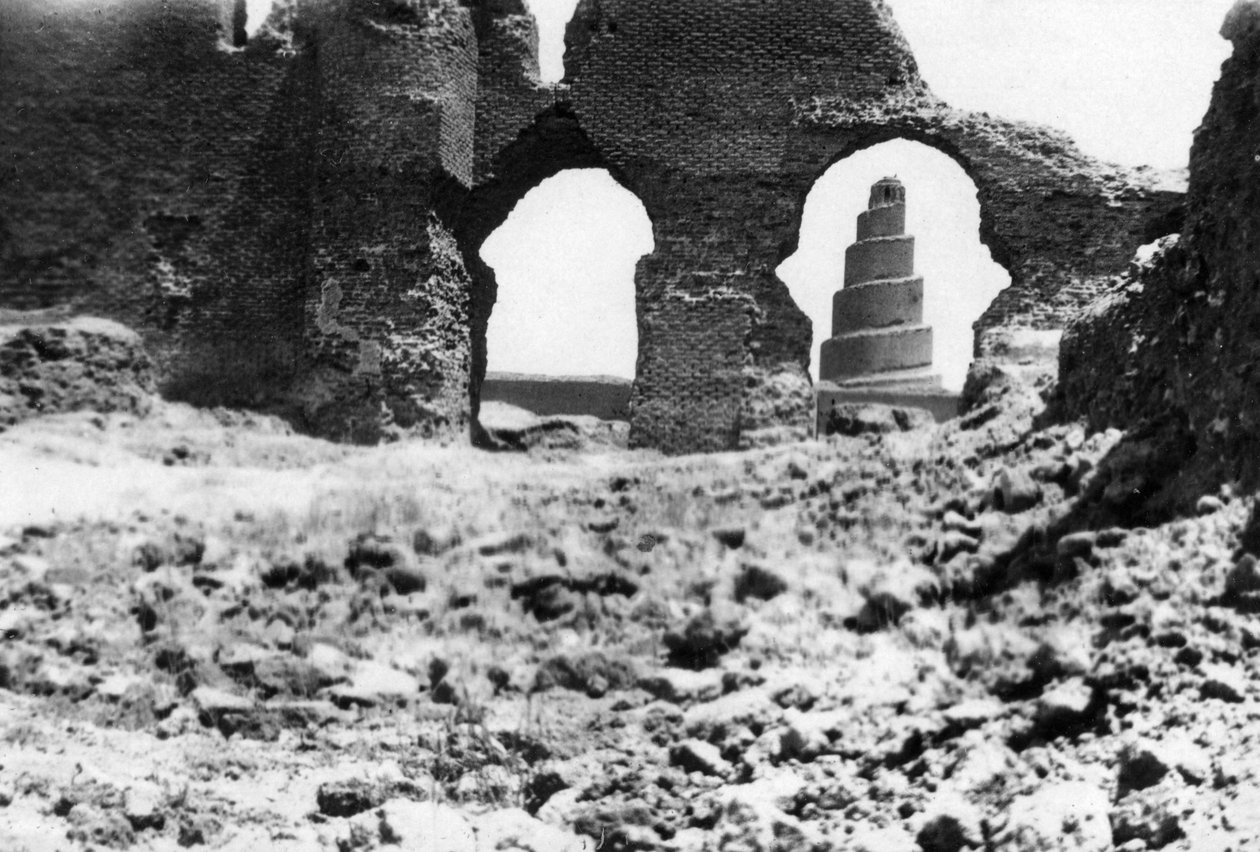 Torre Malwiya, Mesopotâmia, 1918 de Unbekannt