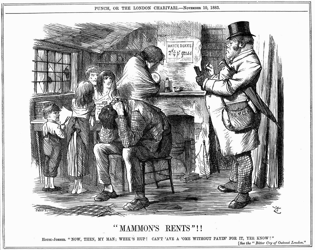 Aluguéis de Mammons, 1883 de Unbekannt