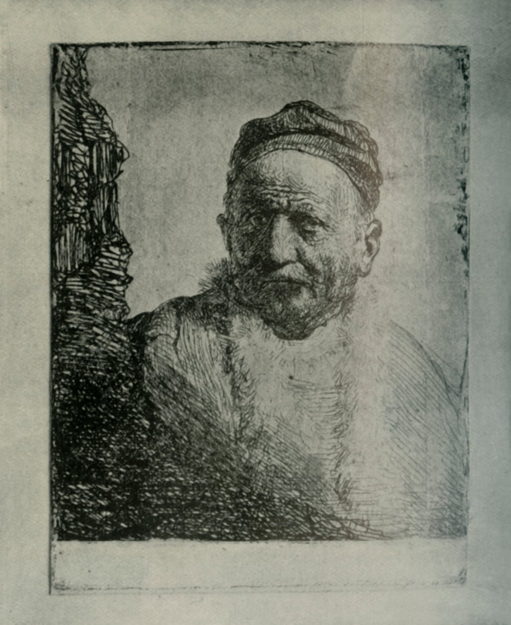 Homem de boné apertado: Busto dos artistas pai, 1630, 1906. de Unbekannt