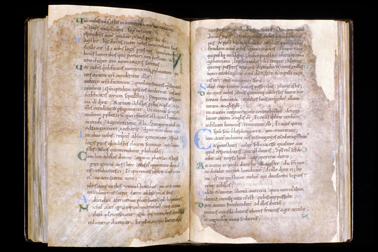 Manche N* 066, Ville de Mortain, Tresor de la collegiale Saint Evroult, Evangeliaire du 10eme s. de Unbekannt