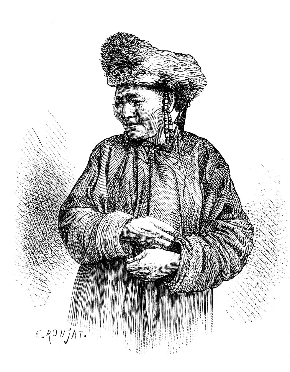 Mulher Manchu, c1890 de Unbekannt