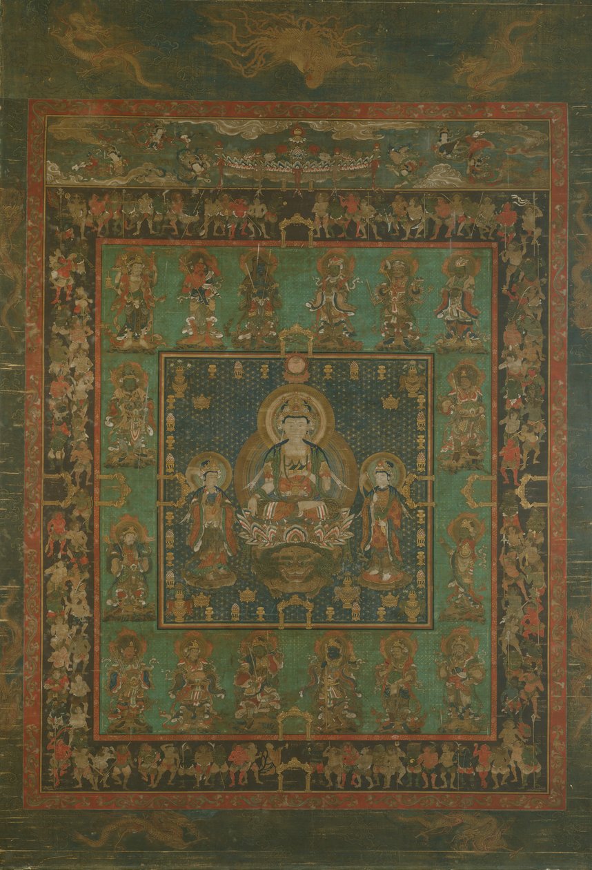 Mandala de Hannya Bosatsu, século XIV. de Unbekannt