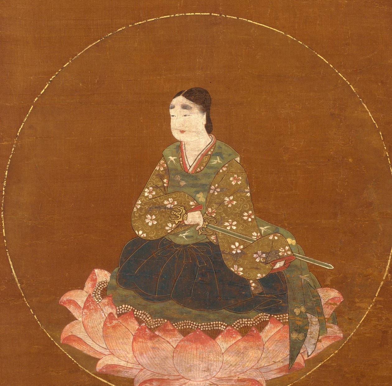Mandala de Wakamiya do Santuário de Kasuga Kasuga wakamiya mandara, início do século XIV. de Unbekannt