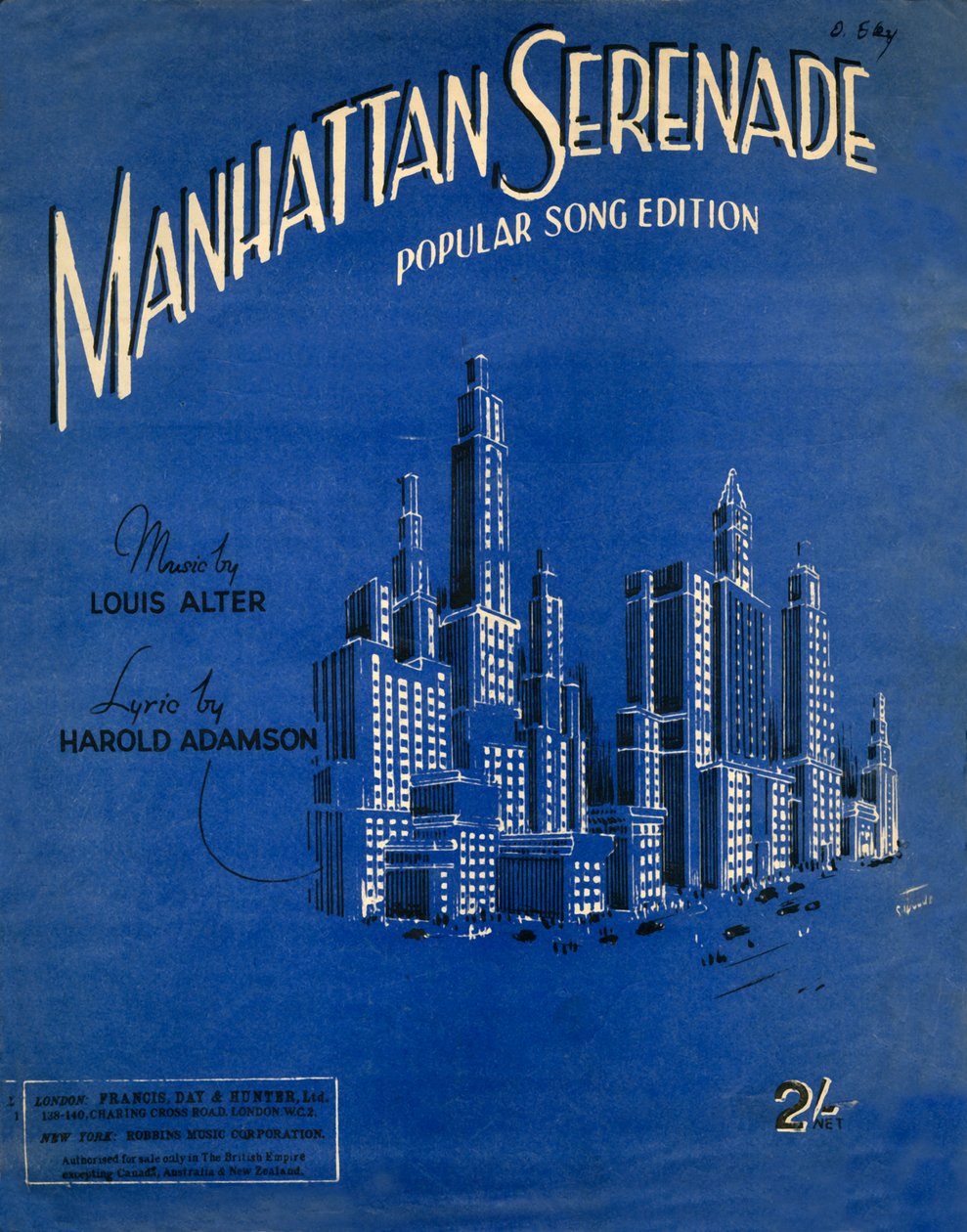 Serenata de Manhattan, c1942. de Unbekannt