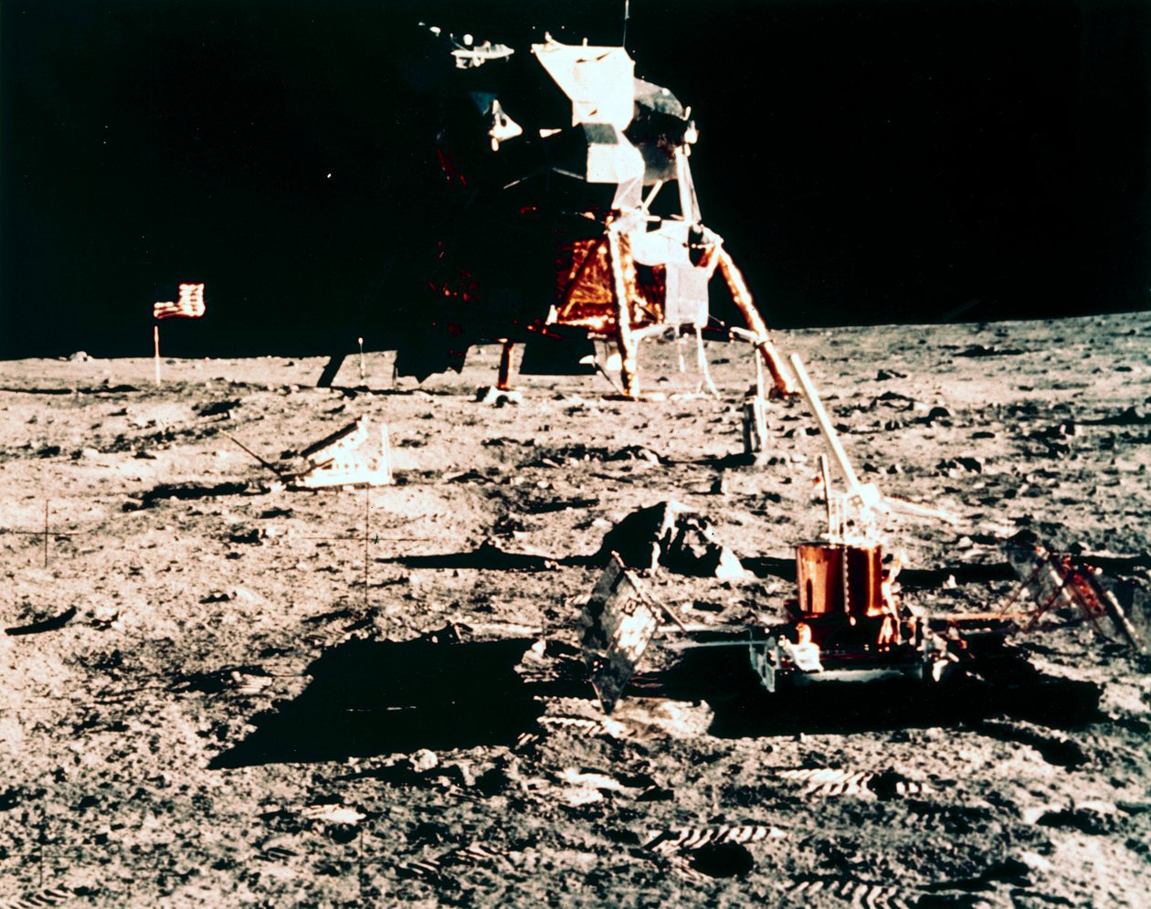 Voo espacial tripulado, EUA, experiências lunares Apollo 11 Apollo 11 de Unbekannt