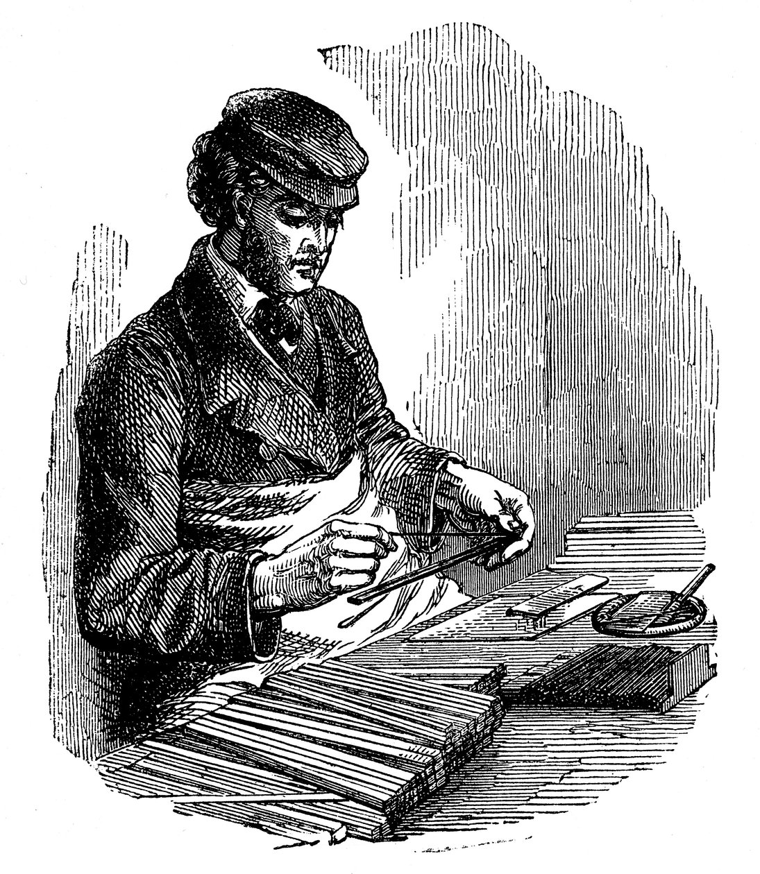 Lápis de fabricação, 1872 de Unbekannt