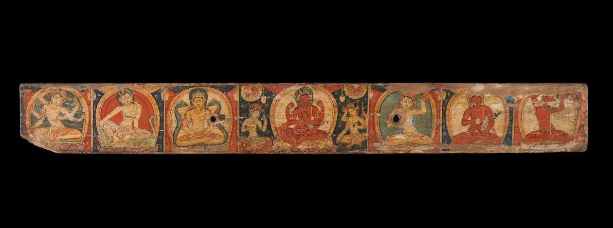 Capa do Manuscrito com Avalokiteshvara O Bodhisattva da Infinita Compaixão, século XII. de Unbekannt