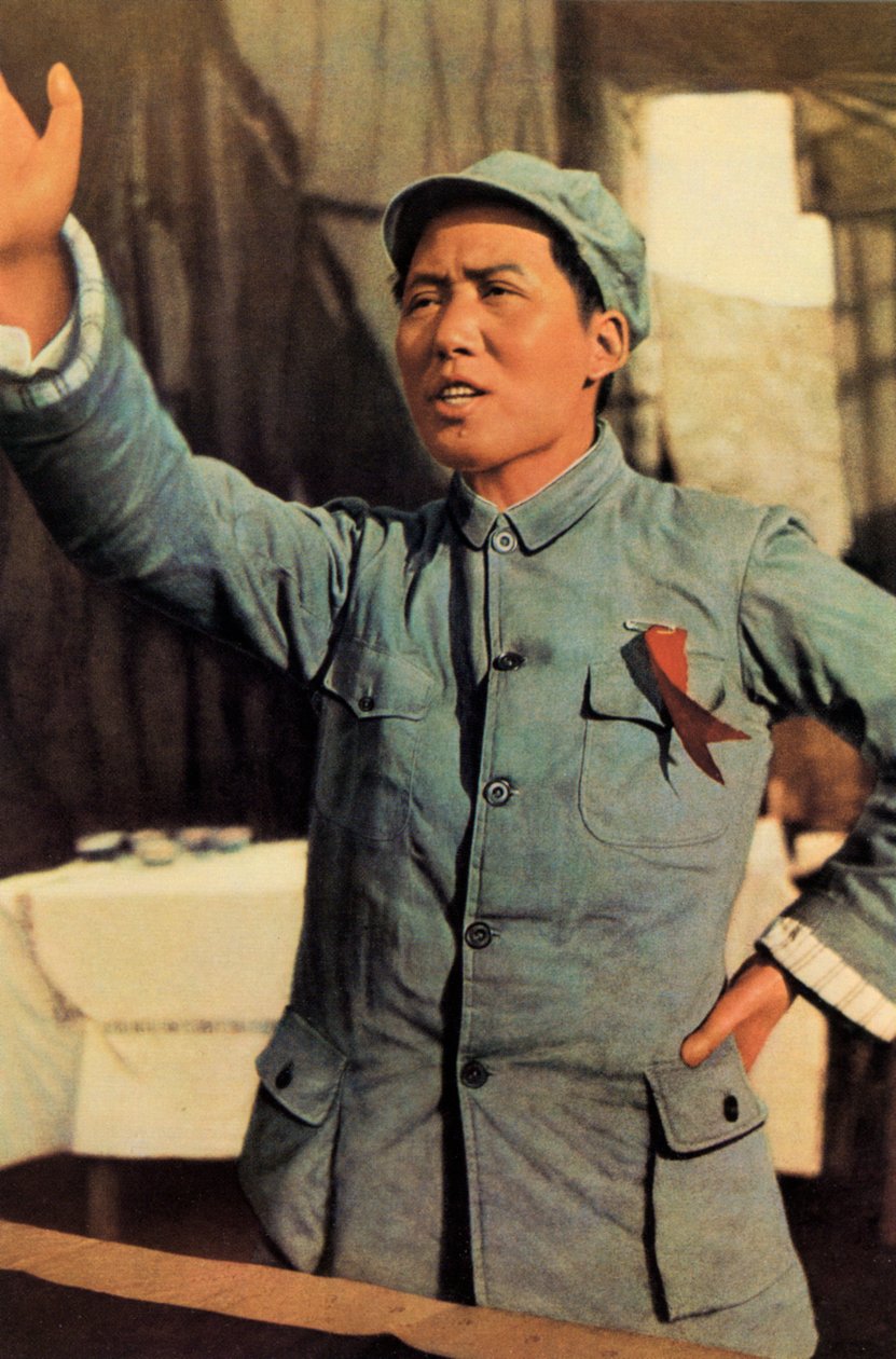 Mao Zedong, revolucionário e líder comunista chinês, c1920s-c1940s de Unbekannt
